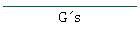Gs
